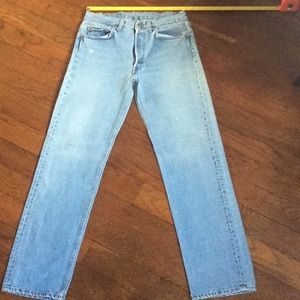 Vintage 80-90’s Levi 501. All original Made in USA.